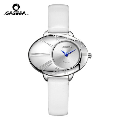 

Luxury brand watches women fashion grace womens quartz wrist watch ladies Leather waterproof CASIMA#2622