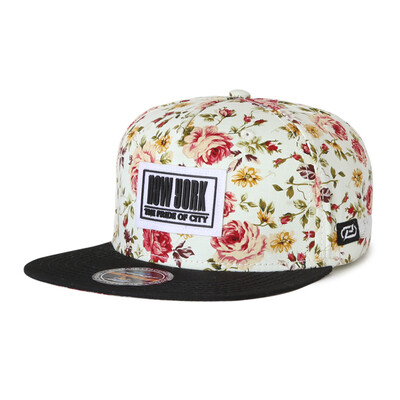 

LACKPARD Женская цветочная печать Хип-хоп-кеп Повседневная мода на открытом воздухе Бейсболка