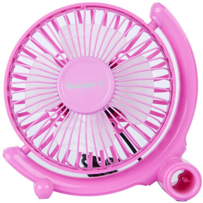 

HiBu (GuangBo) 4 inch silent USB small fan / desktop mini fan pink NC3668