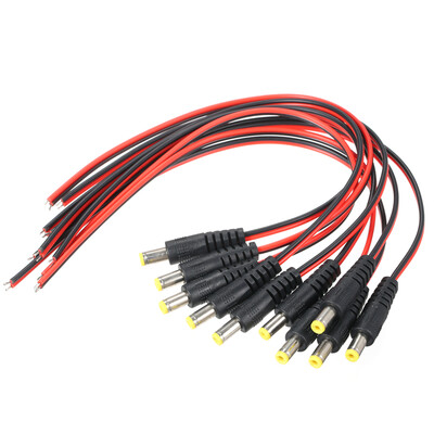 

20pcs DC Power Pigtail Cable Male & Female Connectors Adapter Wires DC-G0510pcsDC-G0410pcs