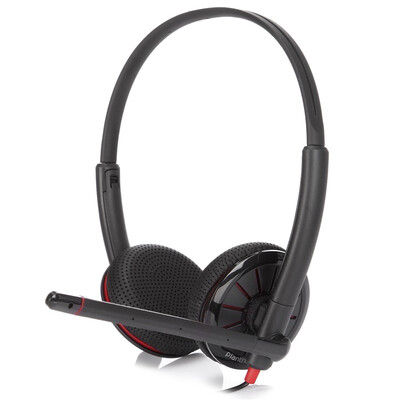 

Гарнитура гарнитуры Plantronics C520 с интеллектуальным датчиком / шумоподавлением микрофонный штырь / высококачественная стереосистема