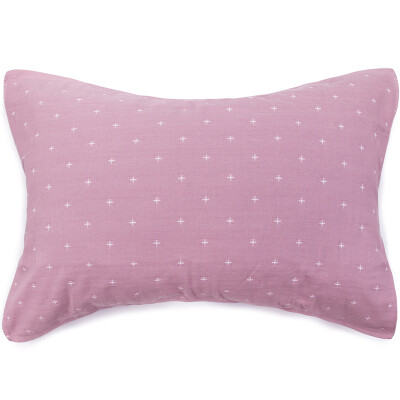 

Sanli cotton gauze pillow a 40s combed yarn AB version both positive and negative 78 × 52cm dove feather color