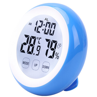 

Yuhuaze touch-screen models touch bright luminous lazy bells clock hygrometer household indoor baby room alarm clock humidity thermometer