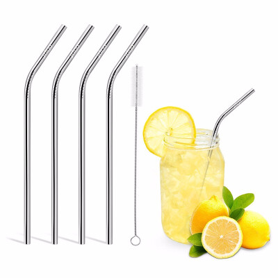 

Outdoor Stainless Steel Drinking Straws Free Cleaning Brush Included