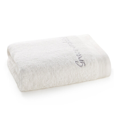 

Clean Liya Grace towel textile cotton plain embroidery thickened absorbent towel blue 485g 140 70cm