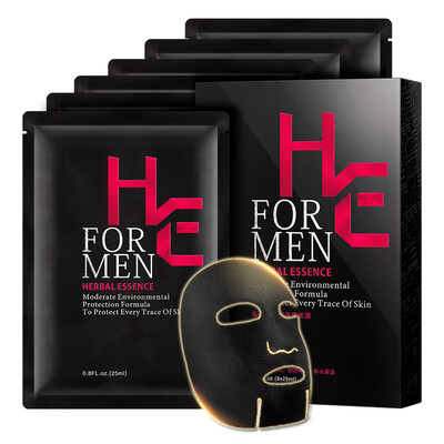 

H & E Men Long carbon adsorption net refreshing mask 6 (moisturizing refreshing oil control shrink pores mask)