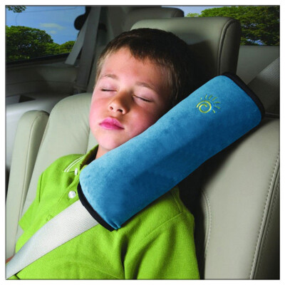 

HUASHI car seat belts for children shoulder sleeve pillow safety belt blue