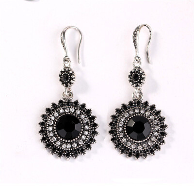 

Outdoor Vintage Bohemian Ethnic Earrings Sun Flower Earrings With Gift Box