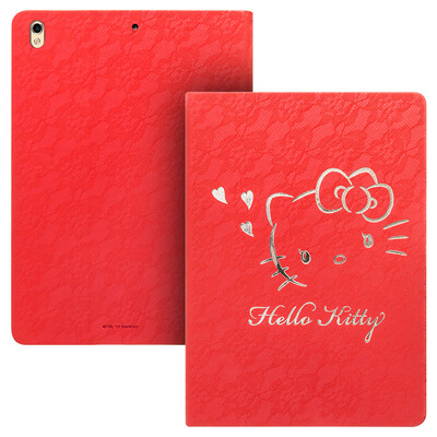 

Hello Kitty iPad Pro Case 10.5 inch cartoon shell intelligent sleeping leather lace paragraph Hello Kitty Hello Kitty