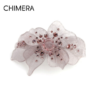 

Chimera (CHIMERA) hair accessories headband eager to bow diamond hairpin Horsetail clip folder light purple