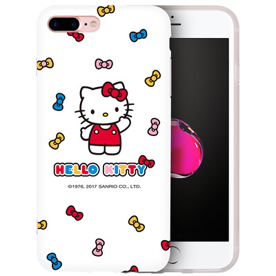 

Hello Kitty Apple 78 Plus Mobile Shell iPhone7 8 Plus Cartoon Sleeve All-In-One Silicone Shatterproof Shoulder 55 &quotPlayful Hello Kitty