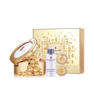 

Elizabeth Arden Gold facial moisturizing facial mask 30 send 14 tablets essence of water 50ml gift bag random hair moisturizing essence pack