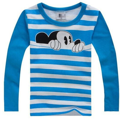 

Kids T Shirt Autumn Winter Cartoon Long Sleeve Baby Boys Girls T-Shirt Children Round Neck pullovers Tee Unisex Clothes