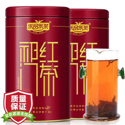 

Music goods Le tea tea black tea Anhui Qimen black Honglu Gong tea 125g * 2 cans