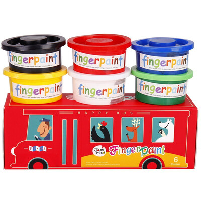 

Merlot JoanMiro school bus models children&39s fingers paint paint 6 color clothing JM01030