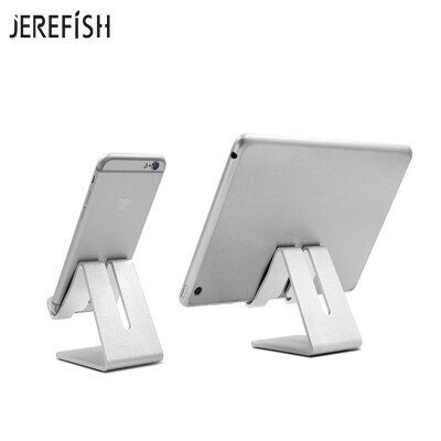 

JEREFISH Portable Aluminum Solid Stand Hands Free Mobile Smart Cell Phone Holder Tablet Display Stands for Smartphone