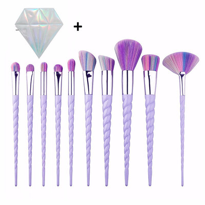 

Outdoor Makeup Brushes 10 Piece Unicorn Makeup Brush Professional Makeup Brush Set Kit