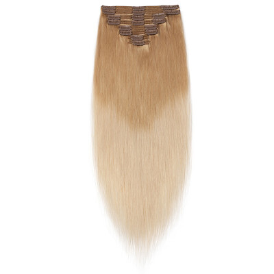 

Clip in 100 Remy Human Hair Extensions double weft Grade 7A Quality Full Head 8pcs 18clips Soft Silky Straight for Women