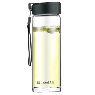 

Jingdong Supermarket] Fu Guang single layer with a large capacity of the end of the large-capacity glass 620ml black