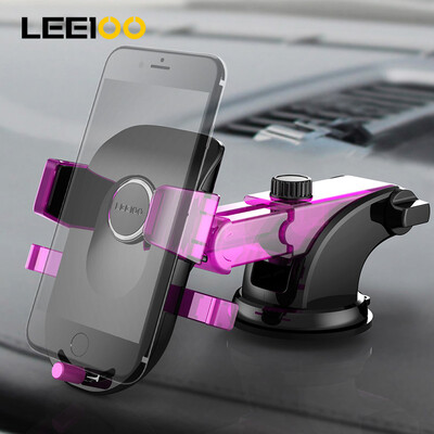 

Leeioo Car Phone Holder Universal Car Suction Holder Purple