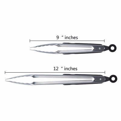 

Outdoor Stainless-steel Locking Kitchen Tongs