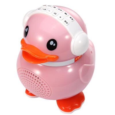 

AEONKON Early Learning Machine Learning Machine Story Machine Children's Toys Rechargeable Download 4G Mini Duck Q6 Pink