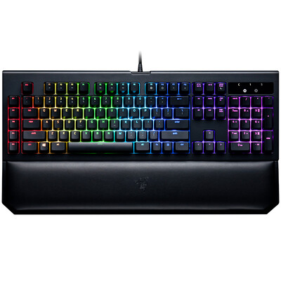 

Razer (Razer) черная вдова паук версия Symphony v2- оранжевый оси механической игры клавиатура Gaming RGB джедая выжить курица клавиатуры