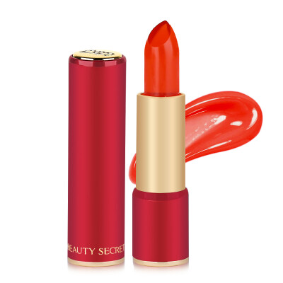 

Beauty secret BEAUTY SECRET jelly lipstick flames red 36g waterproof lasting moisture moisturizing lip balm lip gloss red