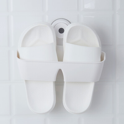 

Shunmei Racks Bathroom Slippers Suction Cup Multi-function Shelf Free Punch Wall Slippers SM-1612
