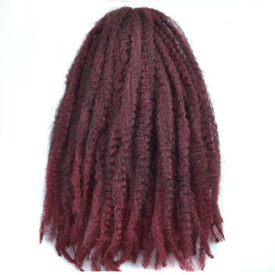 

Chorliss Ombre Color Synthetic Crochet Braiding Hair Kinky Twist Braids Hair Extension 8pcs/lot