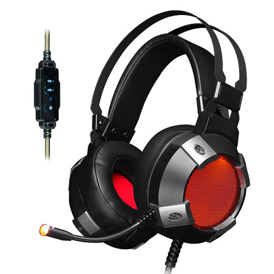 

Jazz AJAZZ AX361 game headset virtual 71USB interface Deluxe Edition Black eat chicken headphones