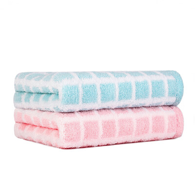 

New Jia Bai towel cotton facial tissues wash towel color bar double towel two loaded red blue each one Jingdong own Jingdong own brand