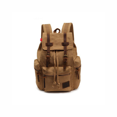 

2016 New vintage backpack mens casual backpack canvas school bag backpacks for teenage mens travel sport bags camping mountaineering bags