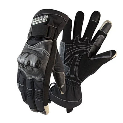 

Sai Yu SCOYCO motorcycle riding locomotive carbon fiber protection warm waterproof gloves MC15B-2 black L