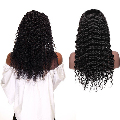 

Brazilian Virgin Hair Wigs Water Wave Lace Front Human Hair Wigs For Women Pre Plucked Lace Front Wigs Human Hair Wigs Curly Wigs