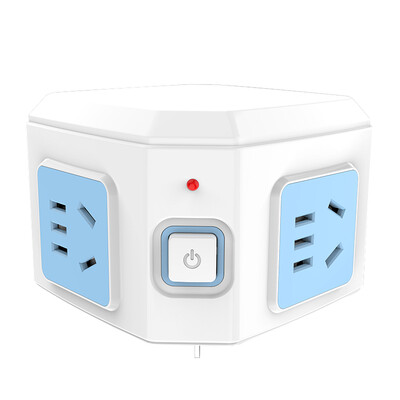 

Breeze kyfen QF-L010 One Turn Four Bands Master Wireless Converter With Security Door New National Standard Light Blue