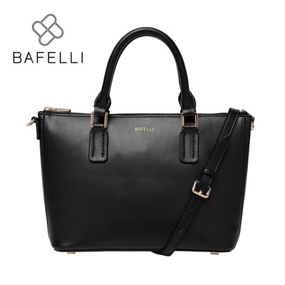 

BAFELLI casual womens fashion dress tote shoulder handbag simple crossbody messenger bag red black pink women bag