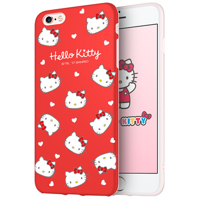 

Hello Kitty Apple, 6 / 6с Плюс телефон оболочки iPhone6 ​​/ 6с Плюс все включено защитный рукав мультфильма силиконовой мягкой оболочки Выдерживает падение 5,5 дюйма красный возлюбленная Hello Kitty *