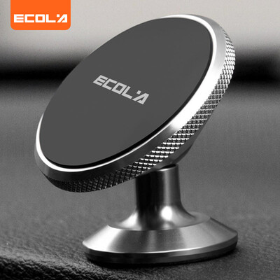 

IKEA ECOLA multi-function mobile phone holder magnetic magnetic portable car desktop glass paste 360 ​​degree rotation for Apple Samsung millet Huawei mobile phone H3SV silver