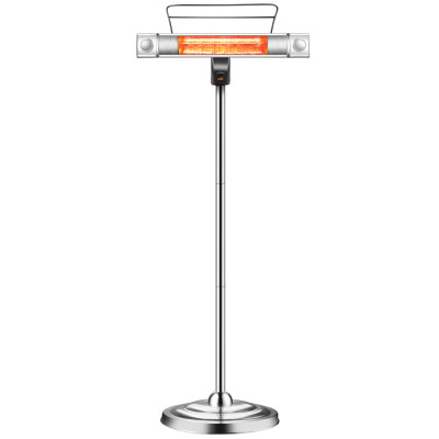 

Sundate Electric Patio Heater, Infrared Heater with 2 LED Lights and Remote Control