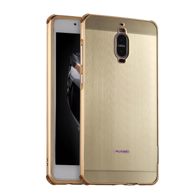 

Luxury Case for Huawei Mate 9 Pro Aluminum BumperAcrylic Panel Back Glossy Business Cover for Huawei Mate 9 Pro