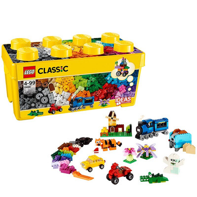 

LEGO (LEGO) классический творческий серия 4-летний -99-летний дом в количестве детей строительных блоков игрушечную коробку 10696