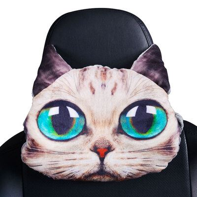 

Antarctic nanJiren car headrest 3D cartoon headrest animal interior neck pillow neck pillow pad big eyelid