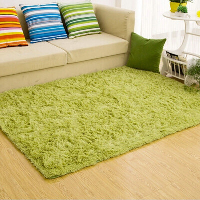 

[Jingdong supermarket] green reed plus soft high velvet living room carpet 160 * 230cm deep purple