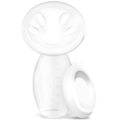 

Mickey MAMEYO portable silicone milk collector manual milking milking machine overflowing full silicone breast milk collector breast pump