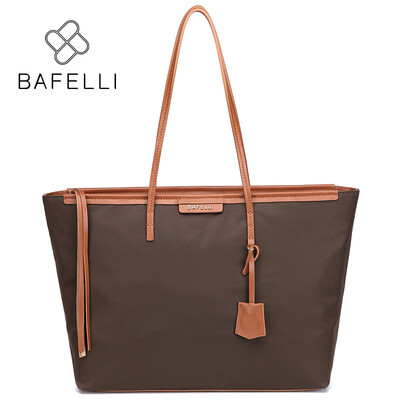 

BAFELLI autumn&winter new arrival handnags high quality parachute nylon fabric shoulder bags women famous brands handbags