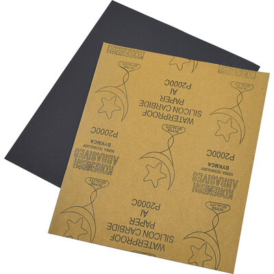 

Kraft Weir Waterproof Oil Sandpaper Dry&Wet 2000 mesh 230280mm 5 pieces YS2779
