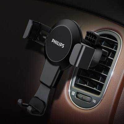 

PHILIPS DLK35008 Universal Car Mobile Phone Holder For IPhone Sumsang 360 Degree Rotation Adjustable Auto Mount Holder