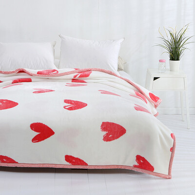 

Yu Miantang blanket double double-layer blanket thickening raschel blanket single double sheets warm winter blanket Odense 200 230cm