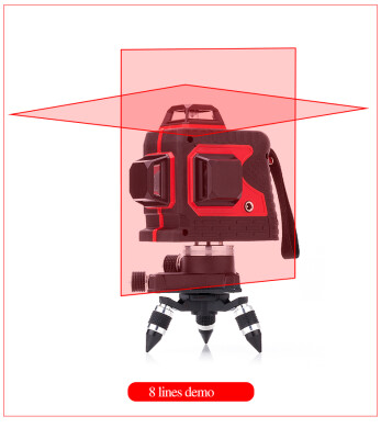 

12-line level 3D green light wall-mounted instrument High-precision outdoor light line laser instrument 8-line flat water meter re